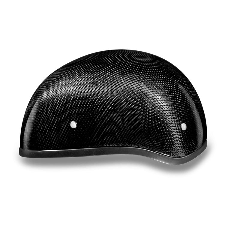 D2-GNS D.O.T. DAYTONA SKULL CAP W/O VISOR- GREY CARBON FIBER