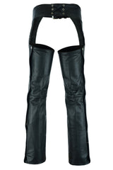 Tall Classic Leather Chaps with Jeans Pockets