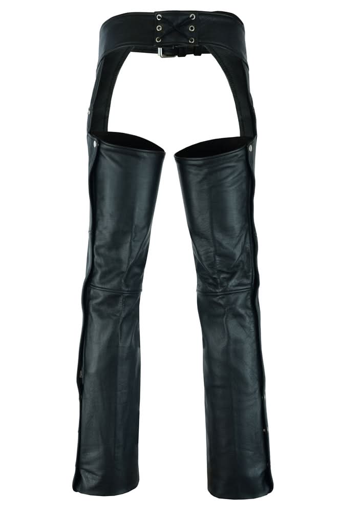 Tall Classic Leather Chaps with Jeans Pockets