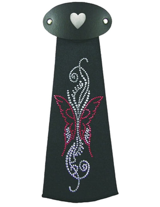 J76IJ2 Red Butterfly Hairtube