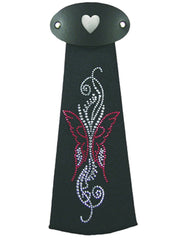 J76IJ2 Red Butterfly Hairtube