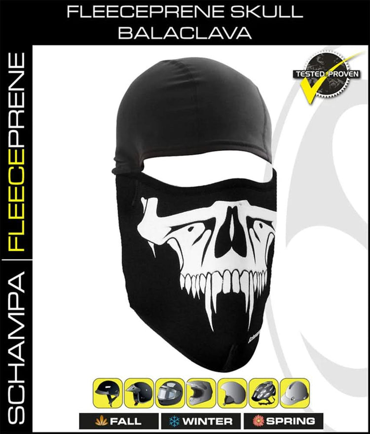 BLCLV1 Fleeceprene Skull Balaclava
