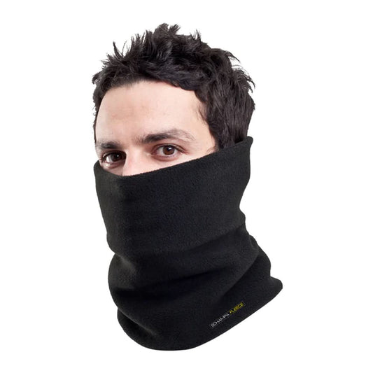 NG1- Double Layer Fleece NeckGaiter- Black
