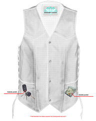 Men's Gold Traditional Vest - Black