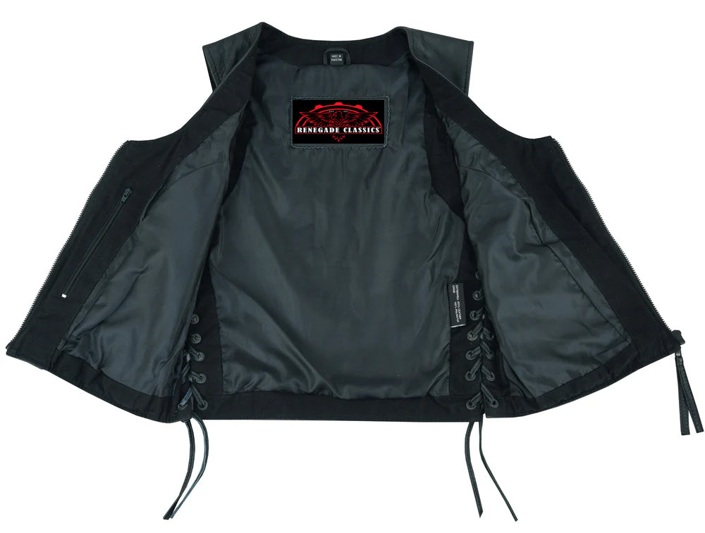 Women's Lightweight Vest with Rivets Detailing