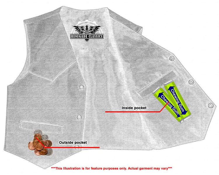 Toddler Traditional Style Plain Side Vest