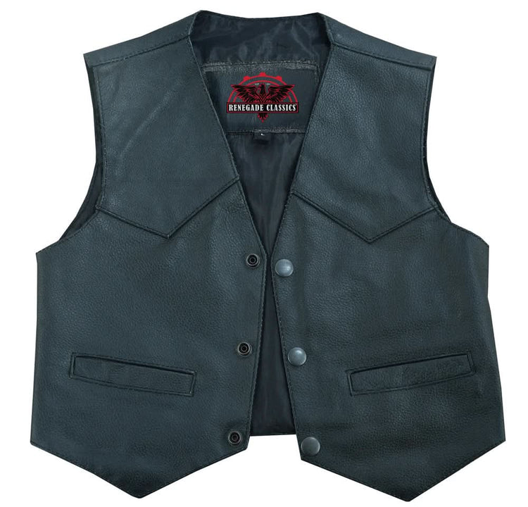Toddler Traditional Style Plain Side Vest