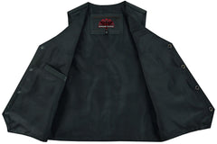 Kids Traditional Style Plain Side Vest