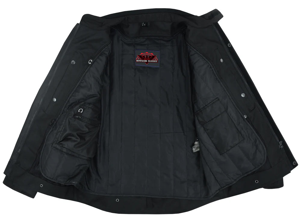 Heavy Duty Polyester Textile Mens motorcycle Jacket