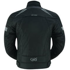 Blackwing Mens Textile Motorcycle Jacket - Black