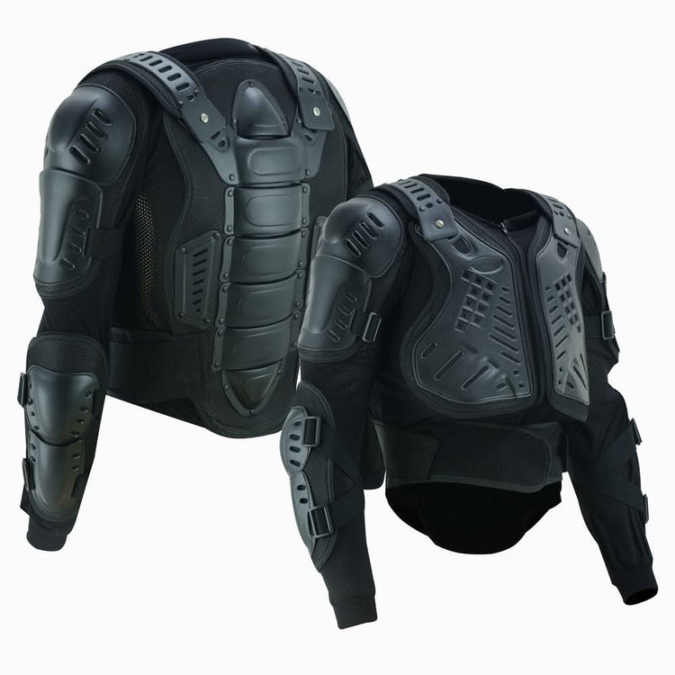Motorcycle Full Protection Body Armor - Black
