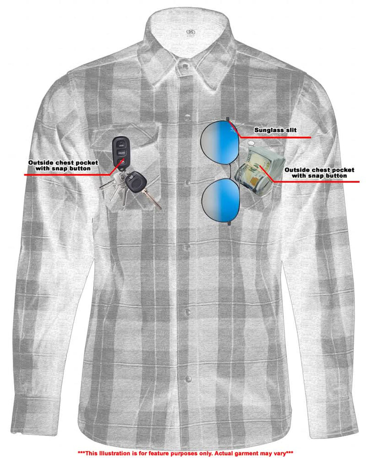 Flannel Shirt - Red and Black