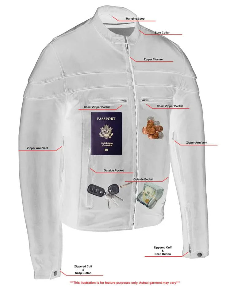 Men's Tall Sporty Scooter Jacket – Naked Cowhide