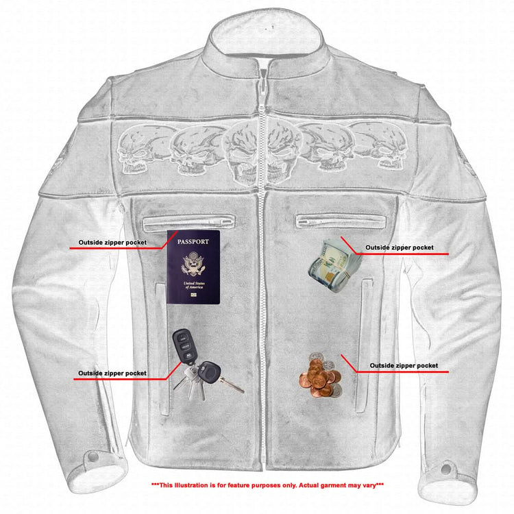 Men's Exposed Motorcycle Jacket