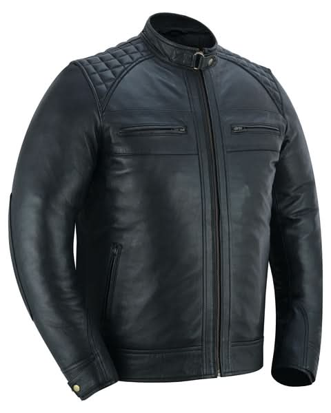 Men's Faux Leather Fashion Jacket