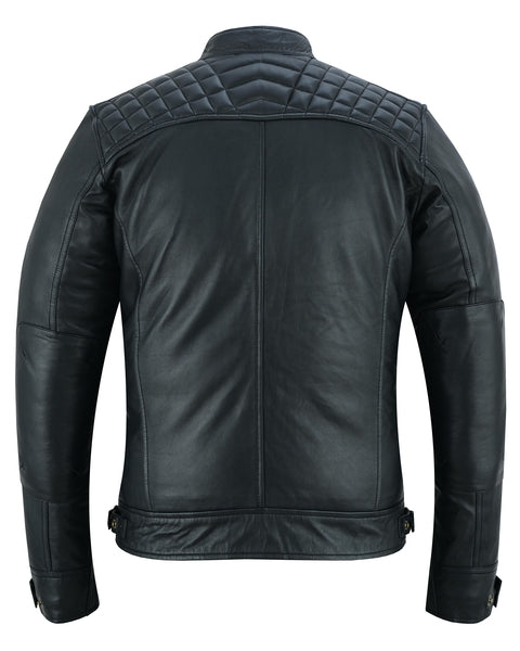 Men's Faux Leather Fashion Jacket